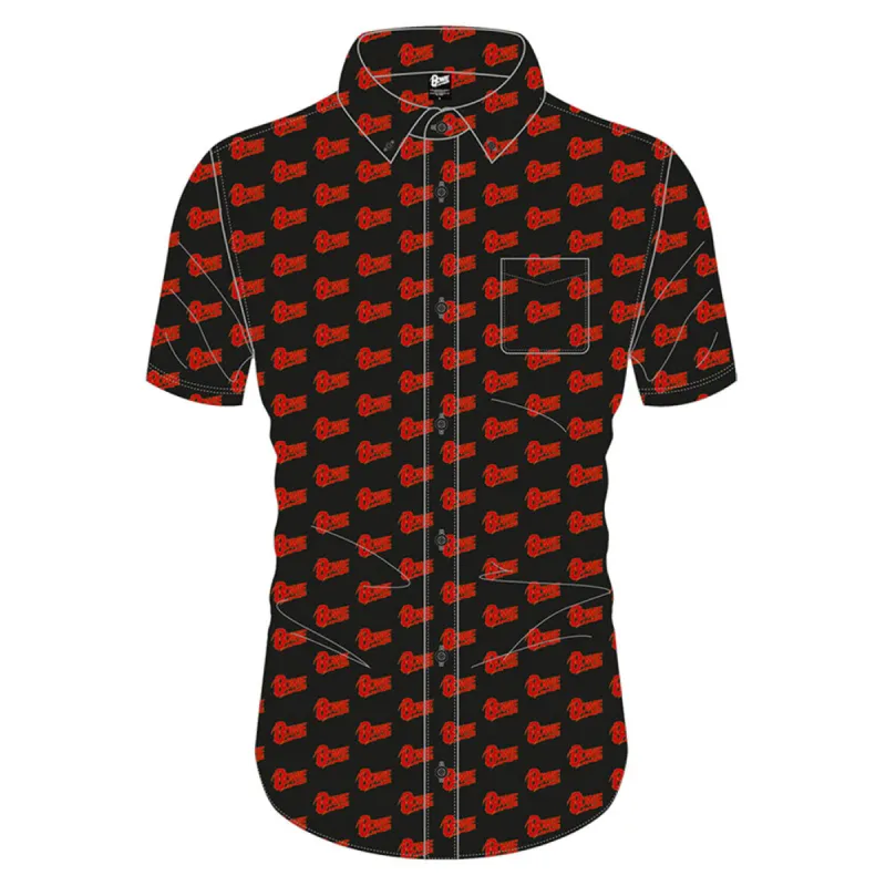 Logo Pattern (All Over Print) Dress Shirt sold by Rockabilia