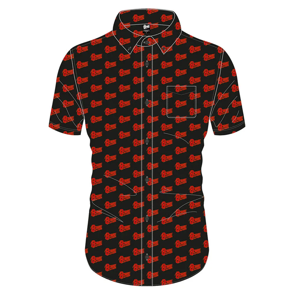 Logo Pattern (All Over Print) Dress Shirt sold by Rockabilia