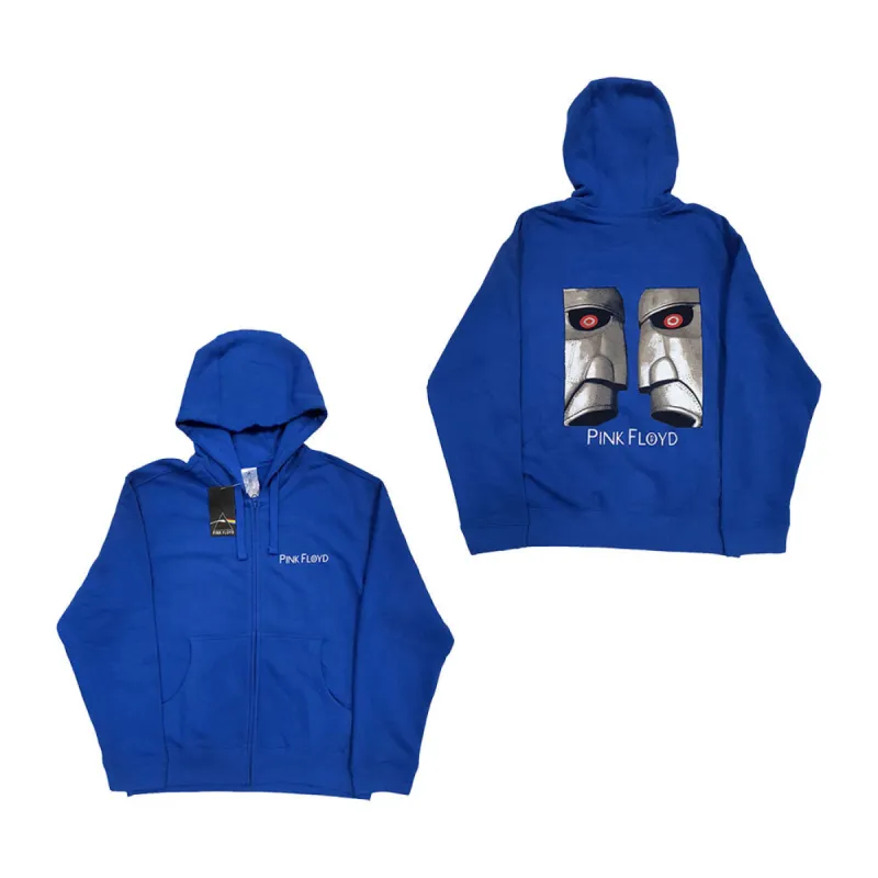 Metal Heads Close Up (Back Print) Zippered Hooded Sweatshirt sold by Rockabilia