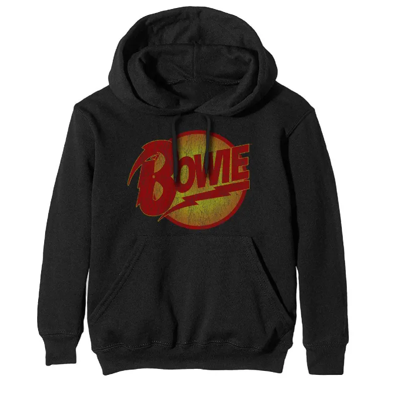 Vintage Diamond Dogs Logo Hooded Sweatshirt sold by Rockabilia