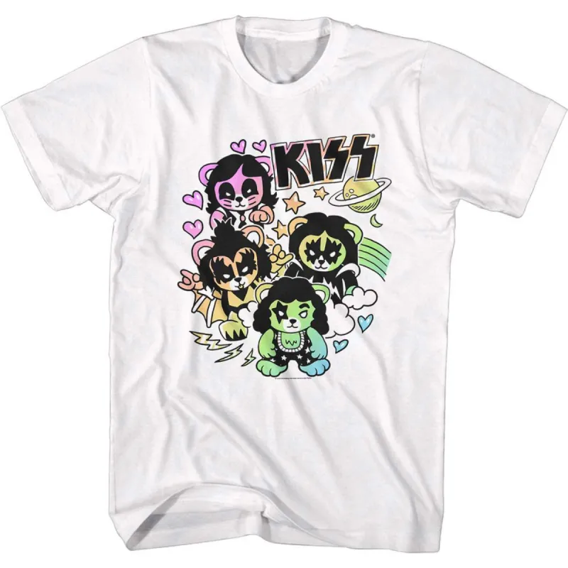 Kiss Bears T-shirt sold by Rockabilia