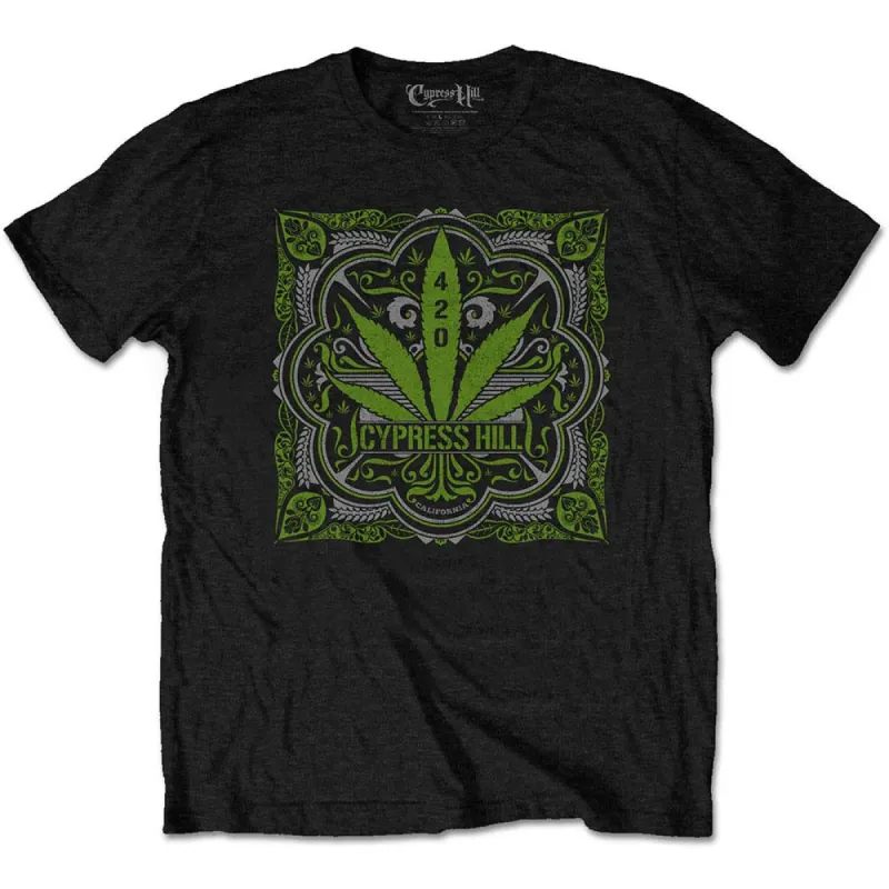 420 Leaf Slim Fit T-shirt sold by Rockabilia