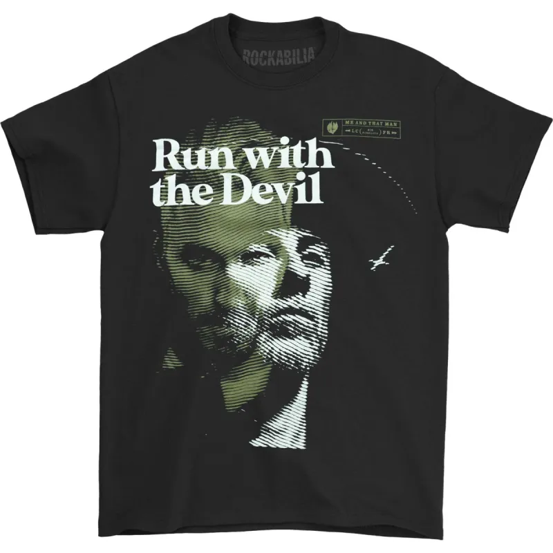Run With The Devil Tee (Black) T-shirt sold by Rockabilia