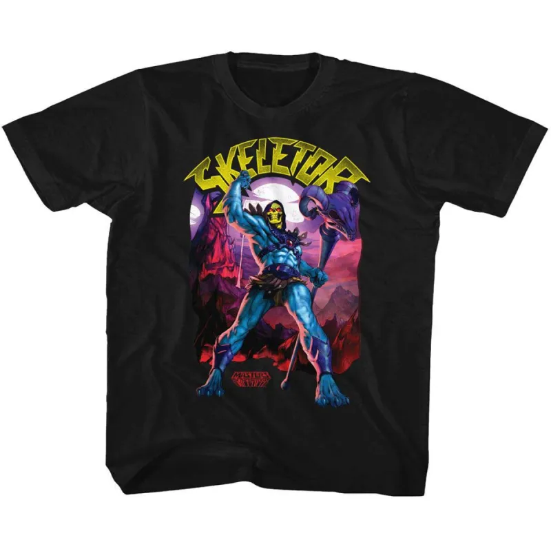 Skeletor Youth T-shirt sold by Rockabilia
