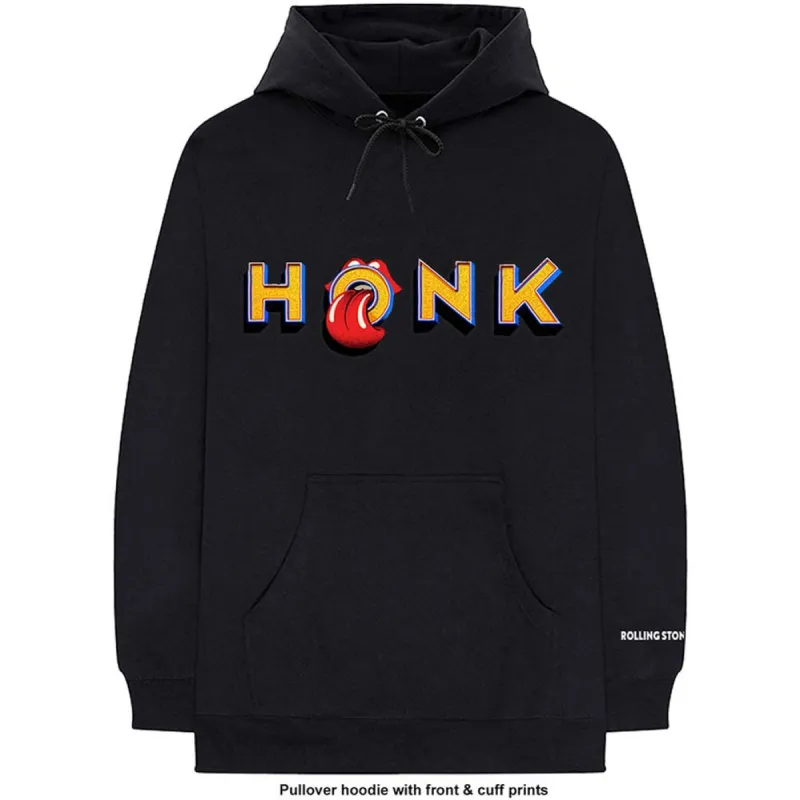 Honk Letters (Cuff Print) Hooded Sweatshirt sold by Rockabilia