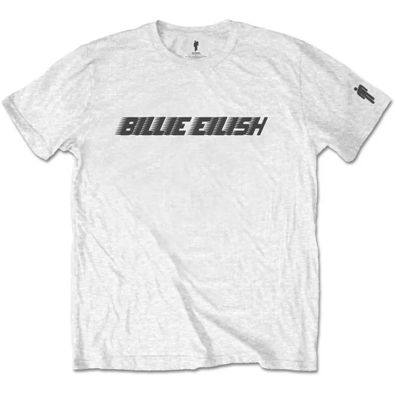 Black Racer Logo (Sleeve Print) Slim Fit T-shirt sold by Rockabilia