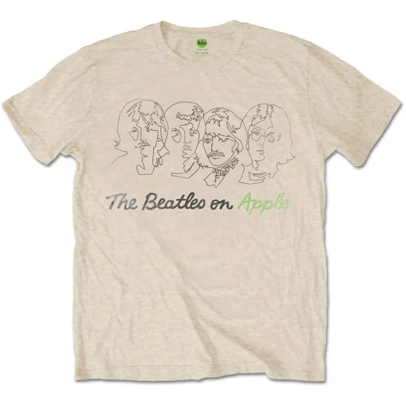 Outline Faces on Apple Slim Fit T-shirt sold by Rockabilia