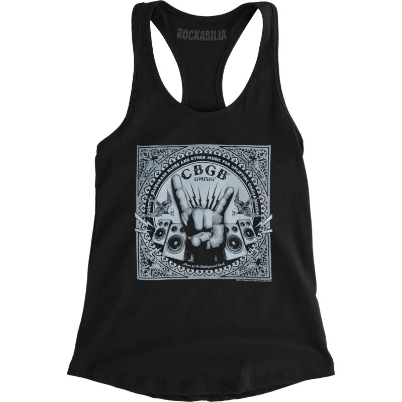 Rock Hand Womens Tank sold by Rockabilia