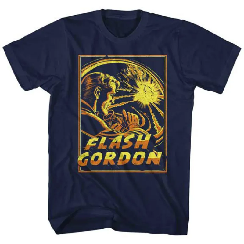 Space Explosion Slim Fit T-shirt made by Rockabilia