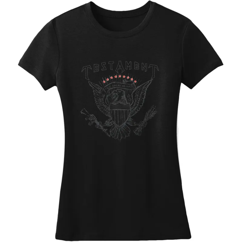 True American Hate - Ladies Junior Top sold by Rockabilia