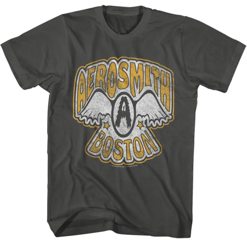 Aerosmith Vtg Logo Boston T-shirt sold by Rockabilia