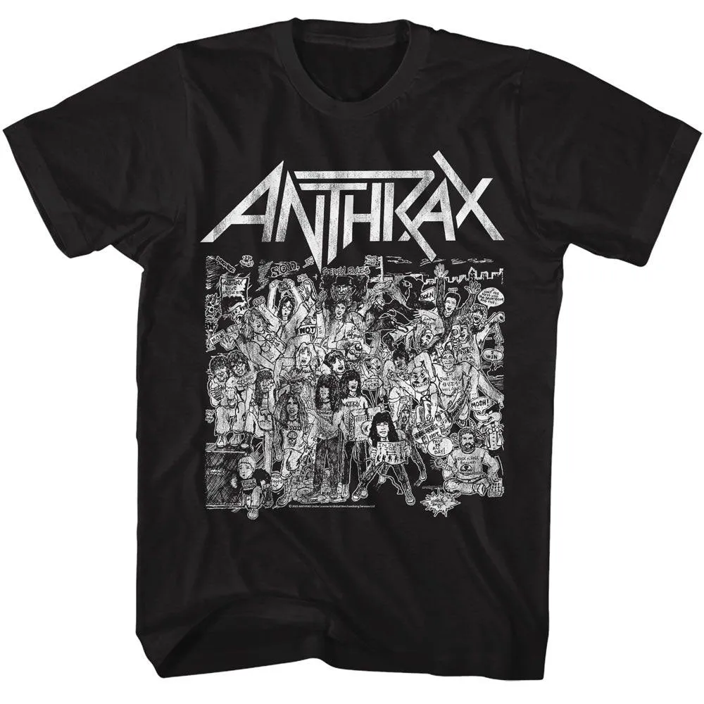 Anthrax No Frills T-shirt sold by Rockabilia
