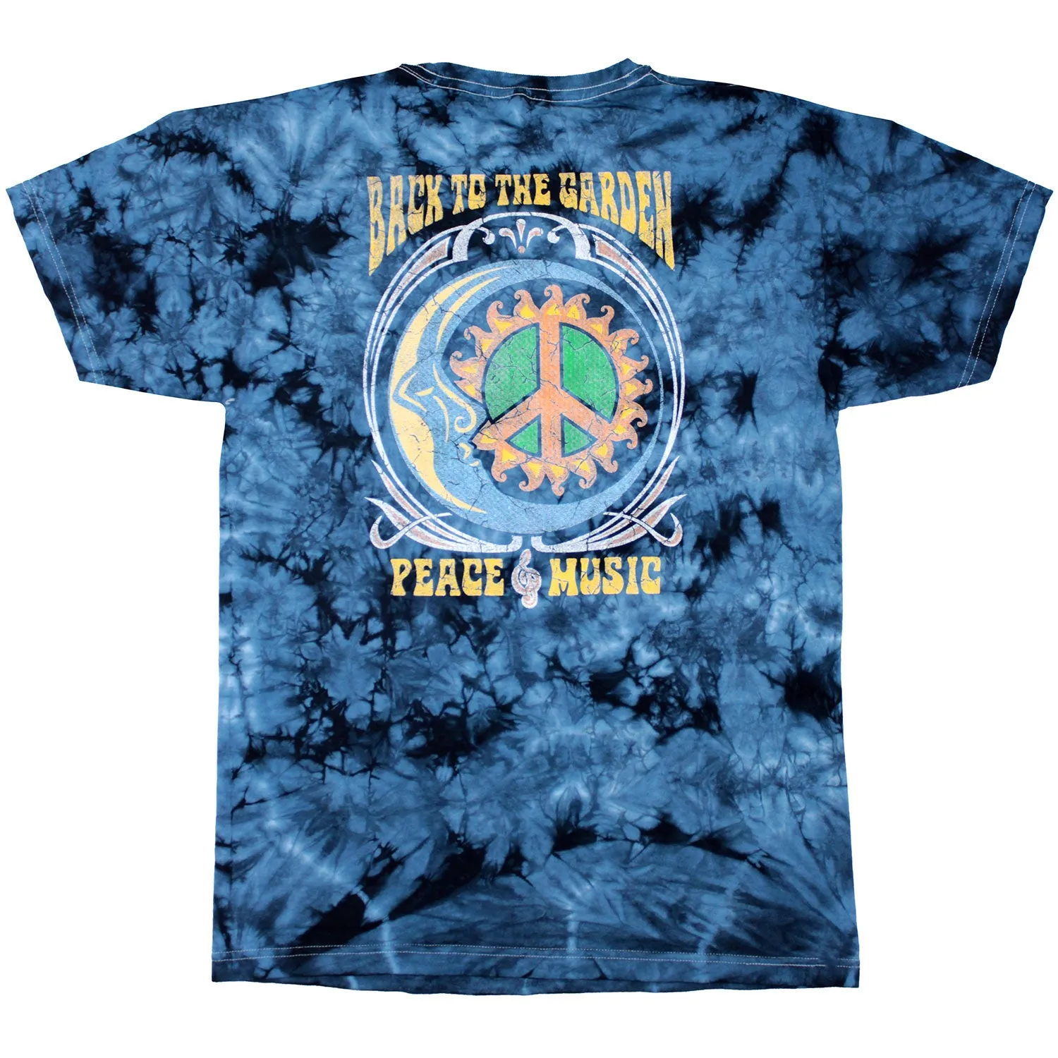 Woodstock Music & Peace, Love Tie Dye T-shirt sold by Rockabilia product image thumbnail 2