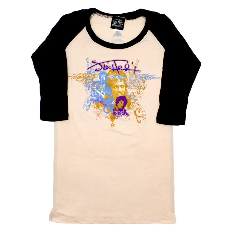 Are You Experienced Repeat Raglan Junior Top sold by Rockabilia