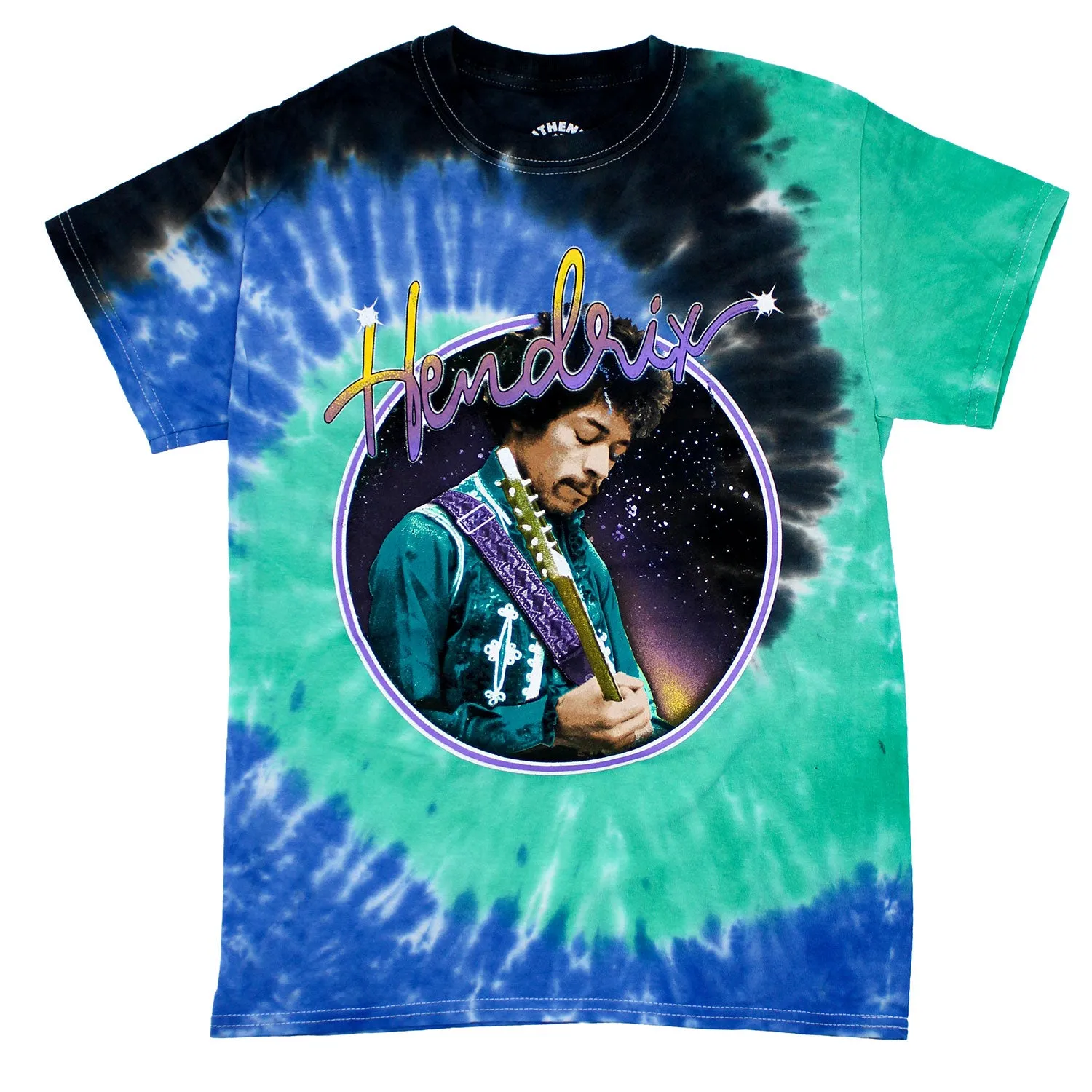 Hendrix Circle Tie Dye T-shirt sold by Rockabilia