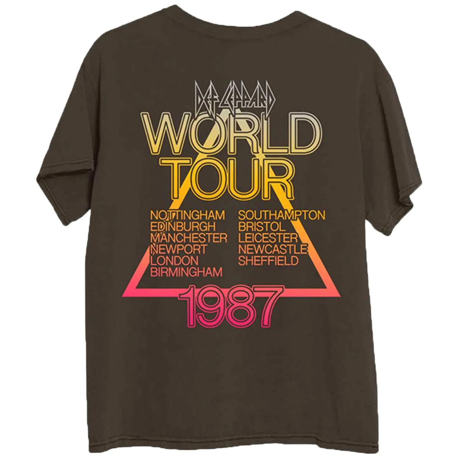 Hysteria World Tour T-shirt sold by Rockabilia product image thumbnail 2