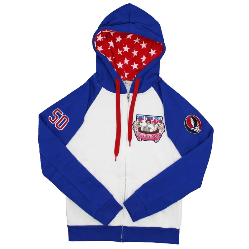 Pocket Patch Zip Up Hooded Fleece Zippered Hooded Sweatshirt sold by Rockabilia