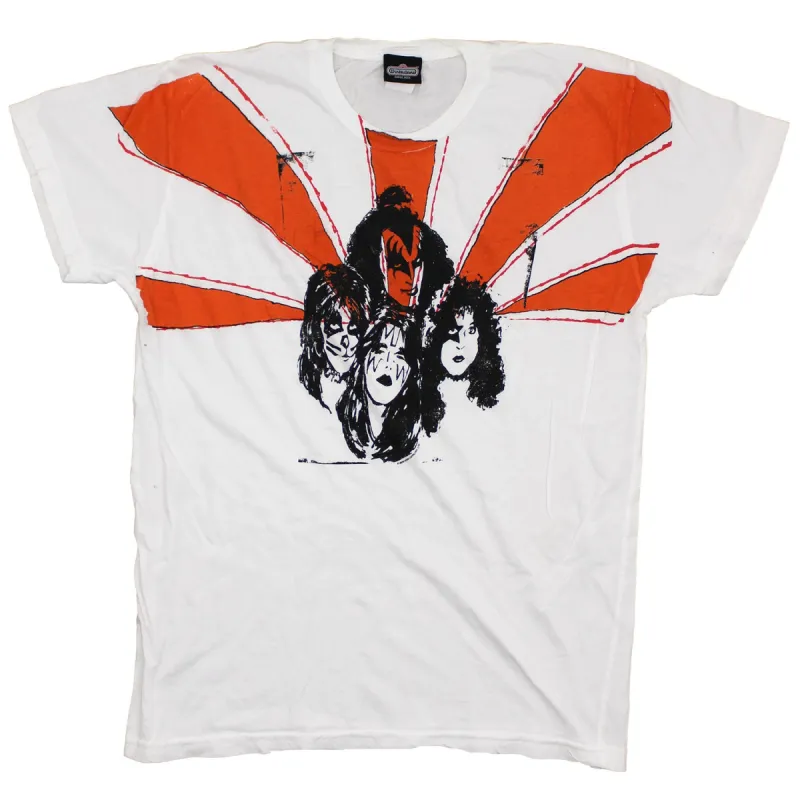 Classic Makeup Faces Group Rays Image T-shirt sold by Rockabilia