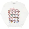 Multi Lips Crew Neck Fleece Sweatshirt sold by Rockabilia