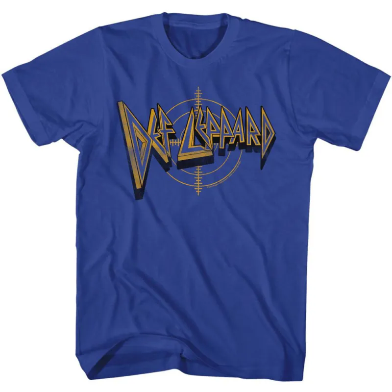 Def Leppard Logo And Crosshairs T-shirt made by Def Leppard