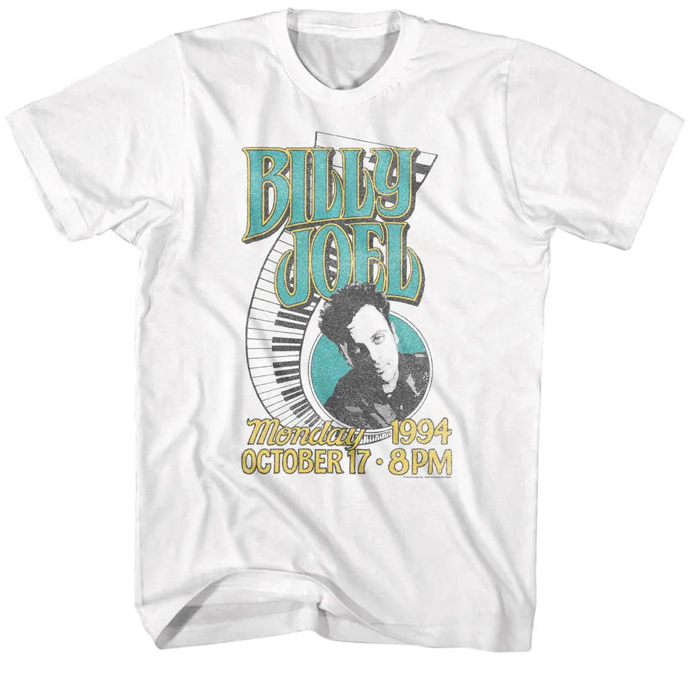 Billy Joel 94 T-shirt sold by Rockabilia
