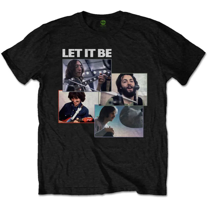 Let It Be Recording Shots T-shirt sold by Rockabilia