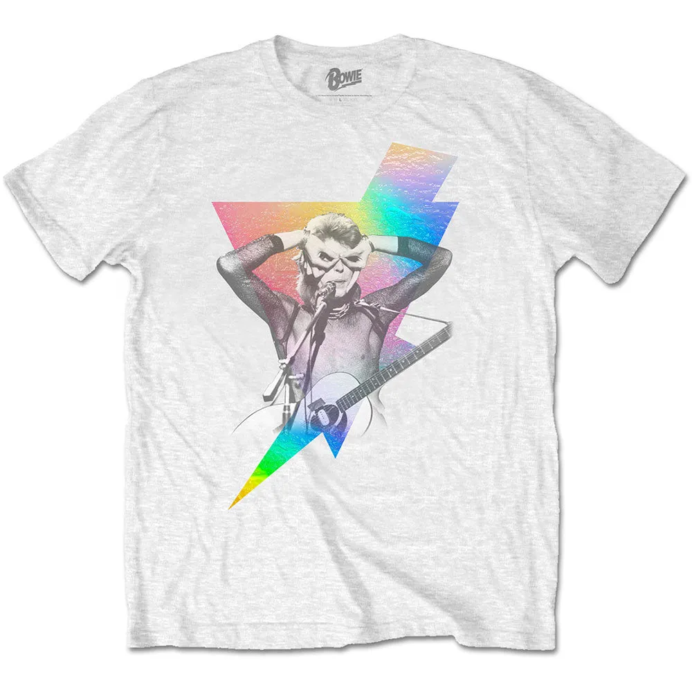 Holographic Bolt T-shirt sold by Rockabilia