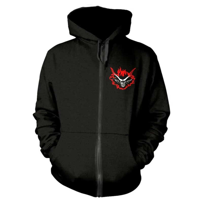 De Profundis Zippered Hooded Sweatshirt sold by Rockabilia