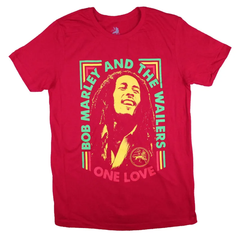 Yellow Face on Red Tee T-shirt sold by Rockabilia