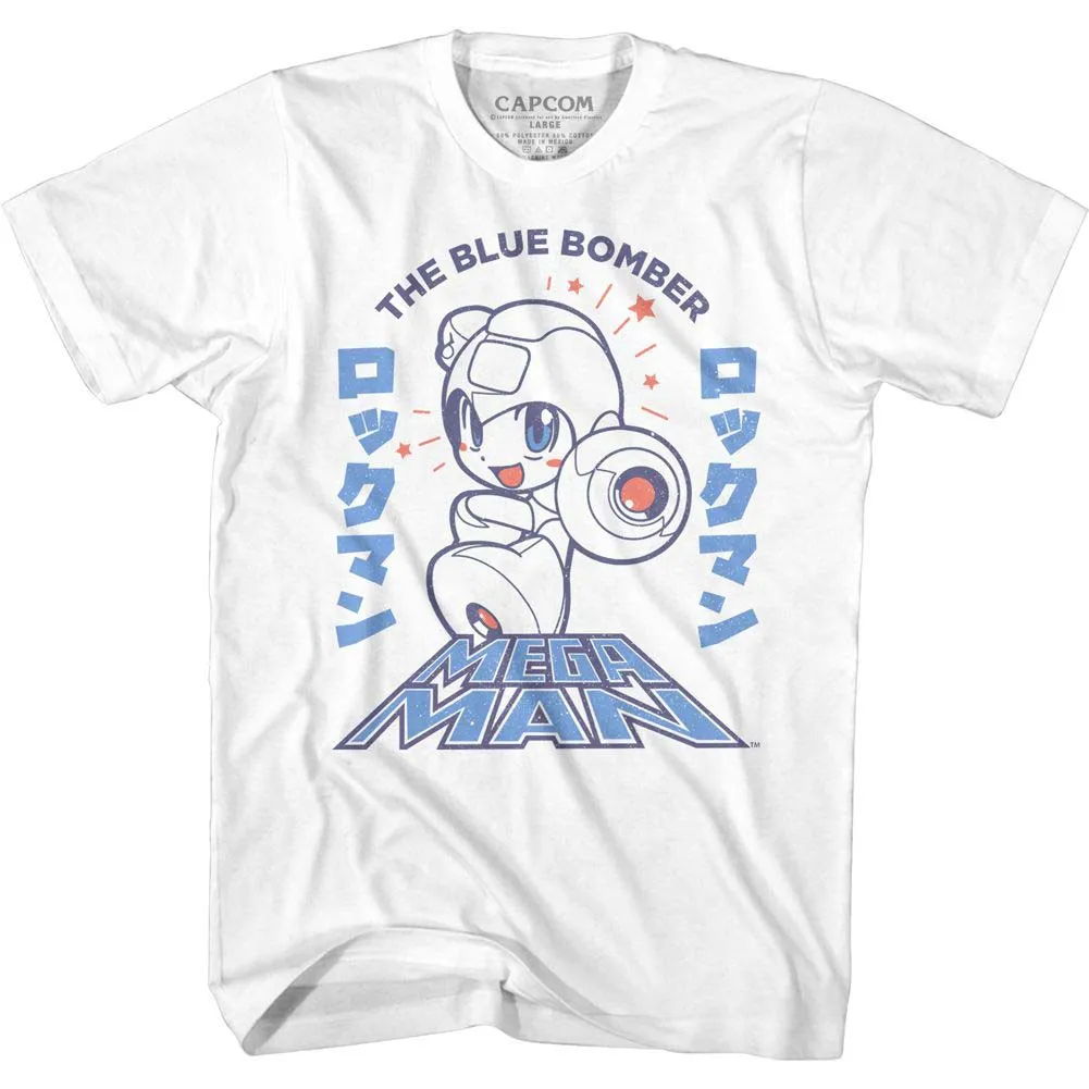 Megaman Blue Bomber T-shirt sold by Rockabilia