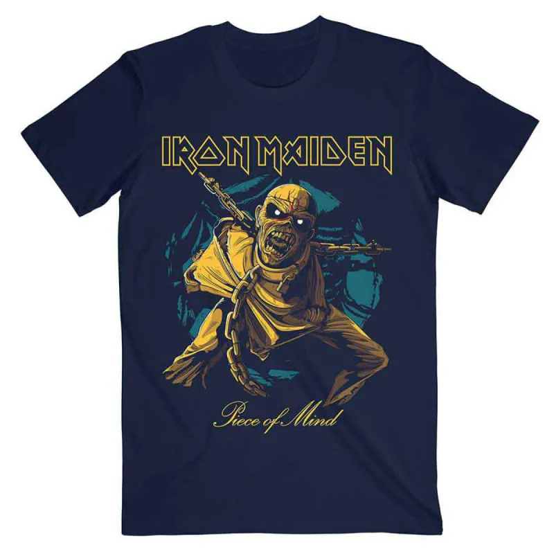 Piece Of Mind Gold Eddie T-shirt sold by Rockabilia