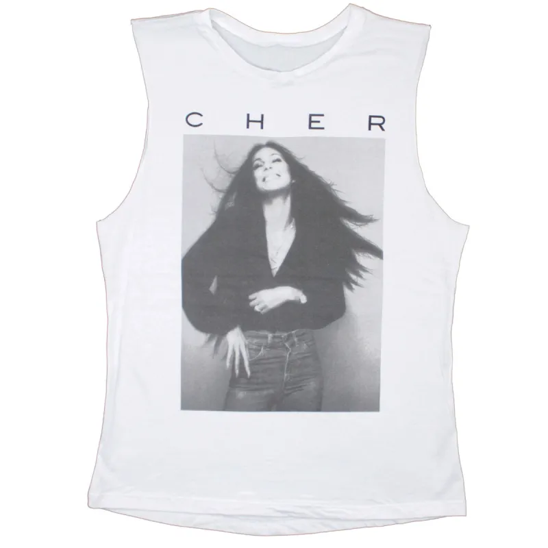 Black & White Photo Womens Tank sold by Rockabilia