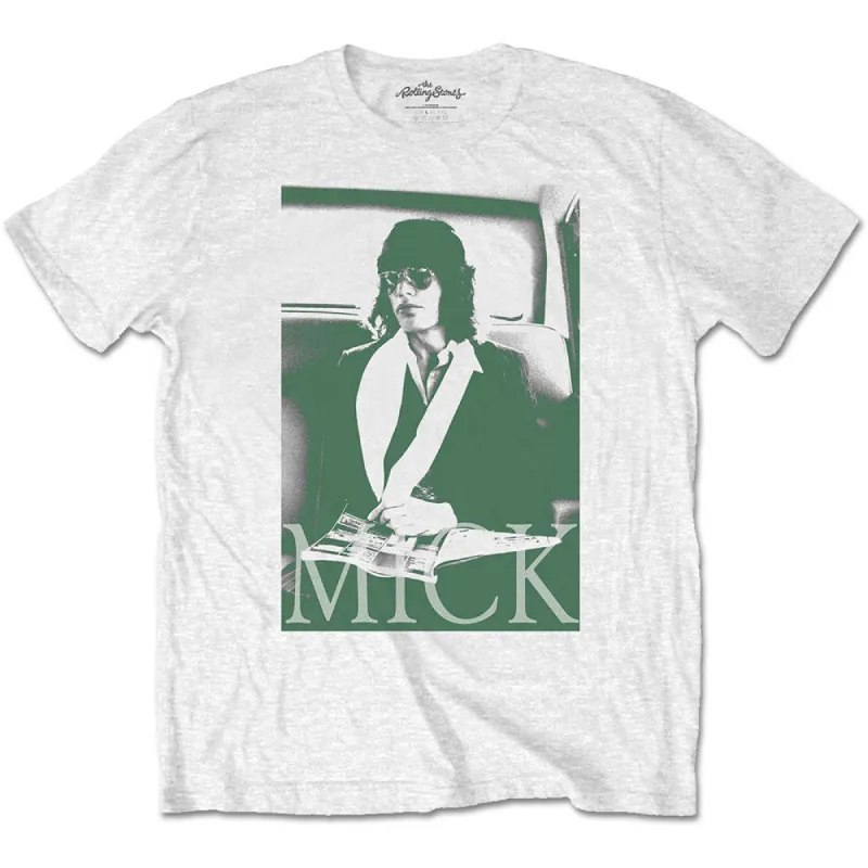 Mick Photo Version 1 T-shirt made by Rockabilia