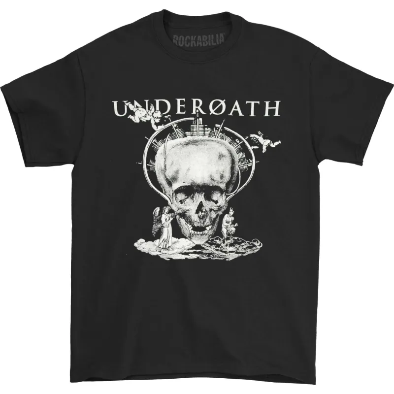 Heaven And Hell Skull T-shirt sold by Rockabilia