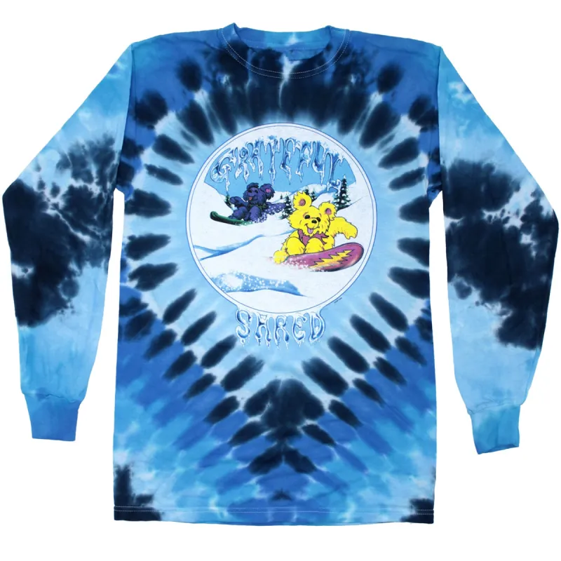 Shred Bears Tie Dye  Long Sleeve sold by Rockabilia