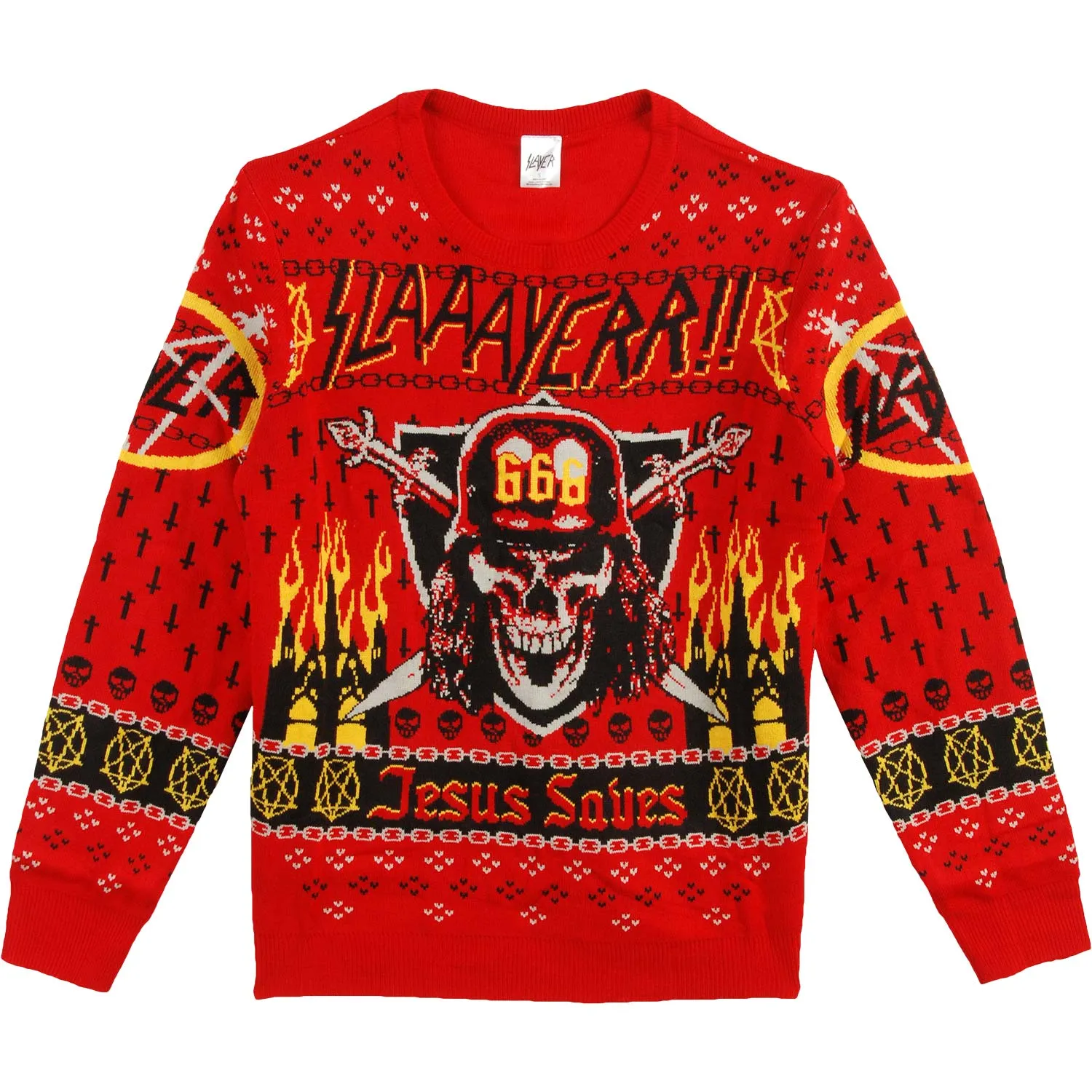 666 Holiday Sweater Sweatshirt sold by Rockabilia