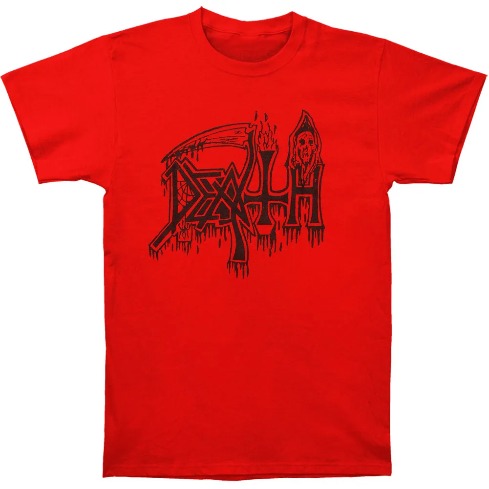 Classic Logo (Black on Red) T-shirt sold by Rockabilia