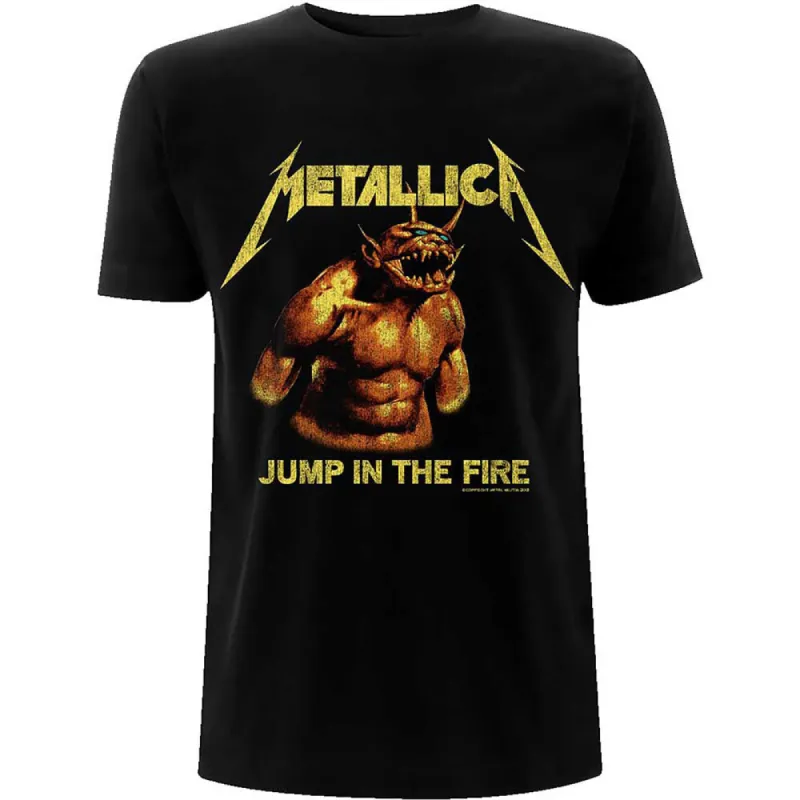 Metallica Jump In The Fire Vintage T-shirt made by Rockabilia