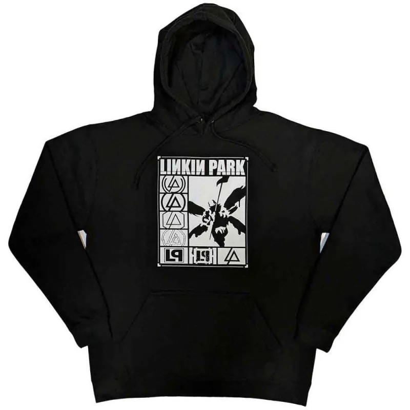 Logos Rectangle Hooded Sweatshirt sold by Rockabilia