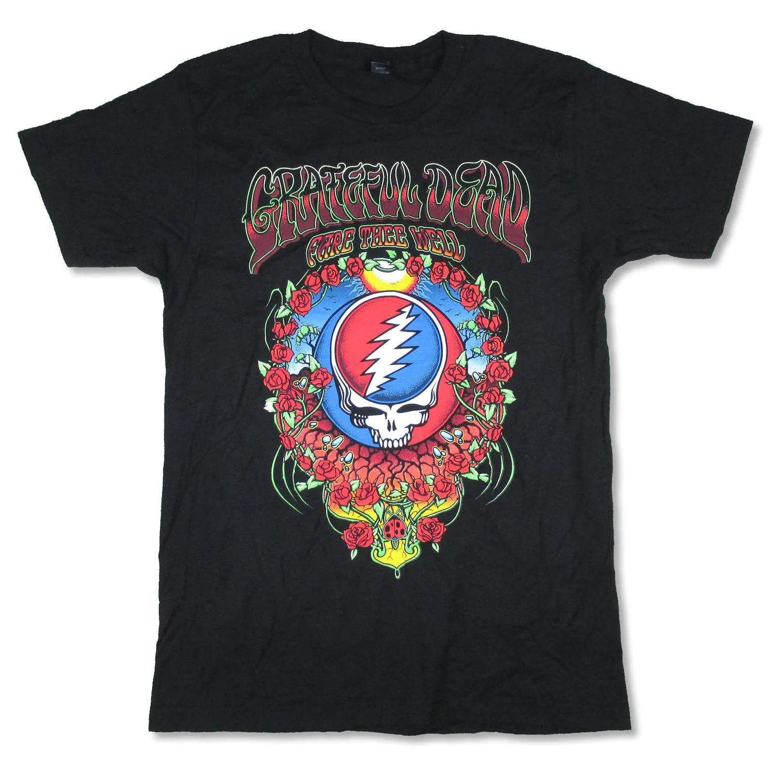 Grateful Dead Roses Santa Clara / Chicago Events T-shirt sold by Rockabilia