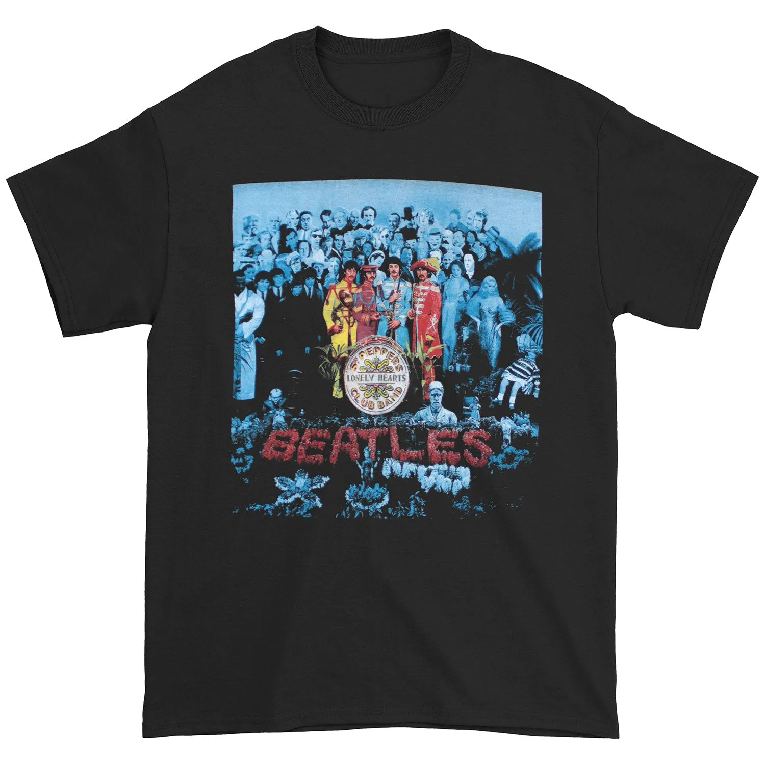 Sgt Pepper Blue Slim Fit T-shirt sold by Rockabilia