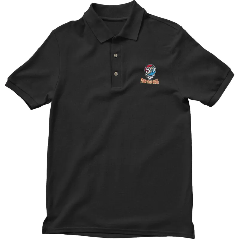 50th Anniversary Fare Thee Well Polo Shirt made by Grateful Dead