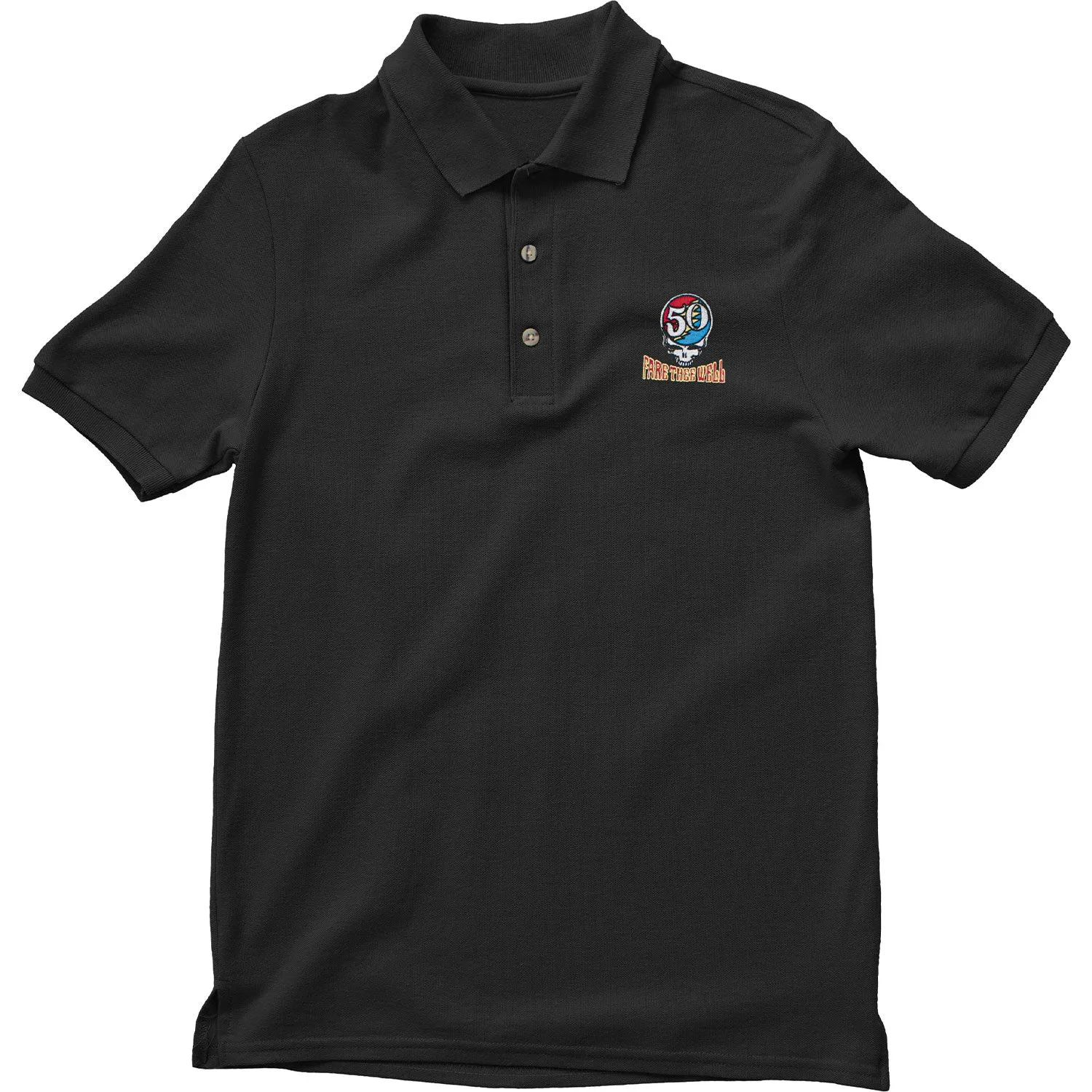 50th Anniversary Fare Thee Well Polo Shirt sold by Rockabilia