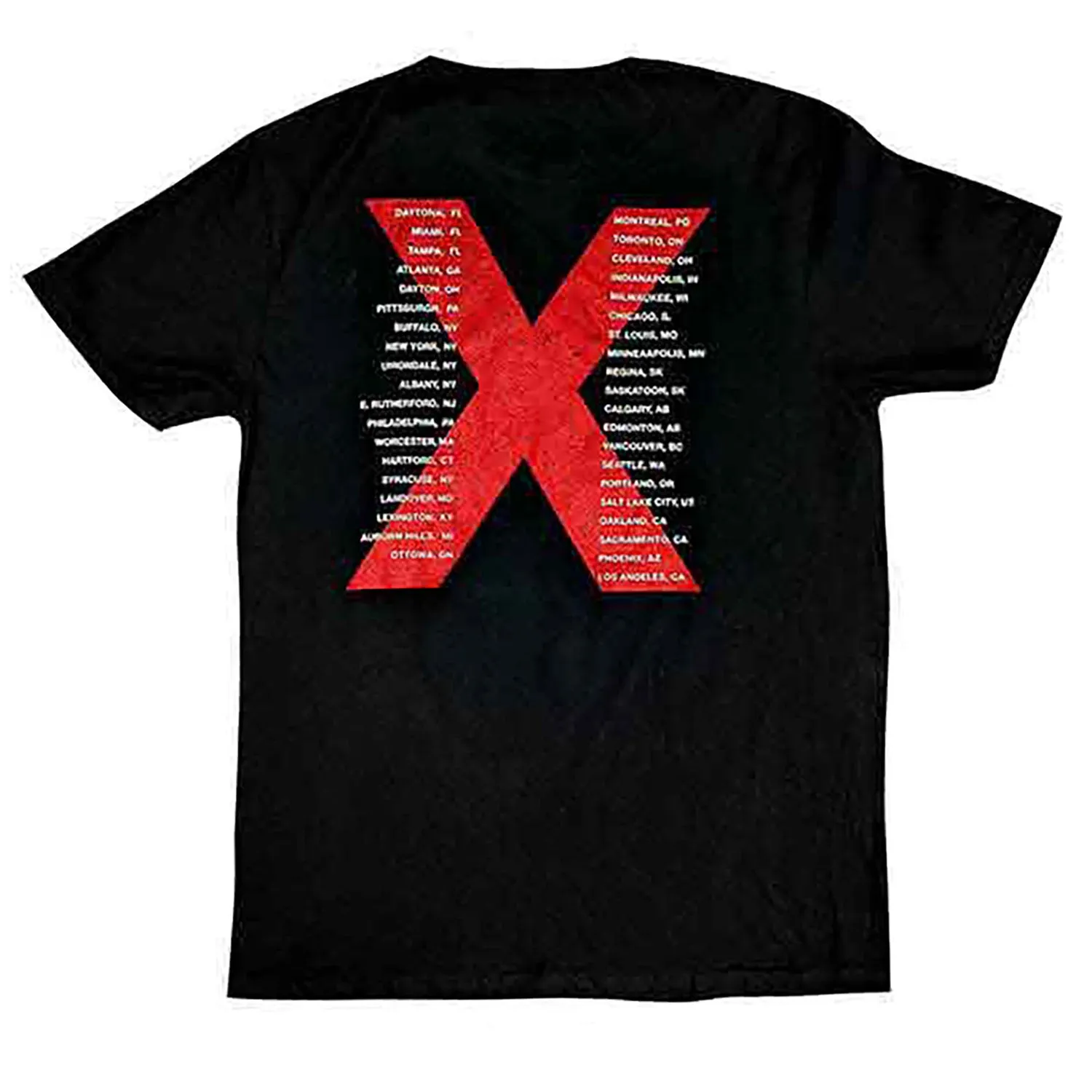 Us Tour T-shirt sold by Rockabilia product image thumbnail 2