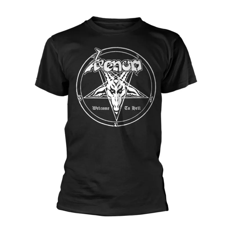 Welcome To Hell (white) T-shirt sold by Rockabilia