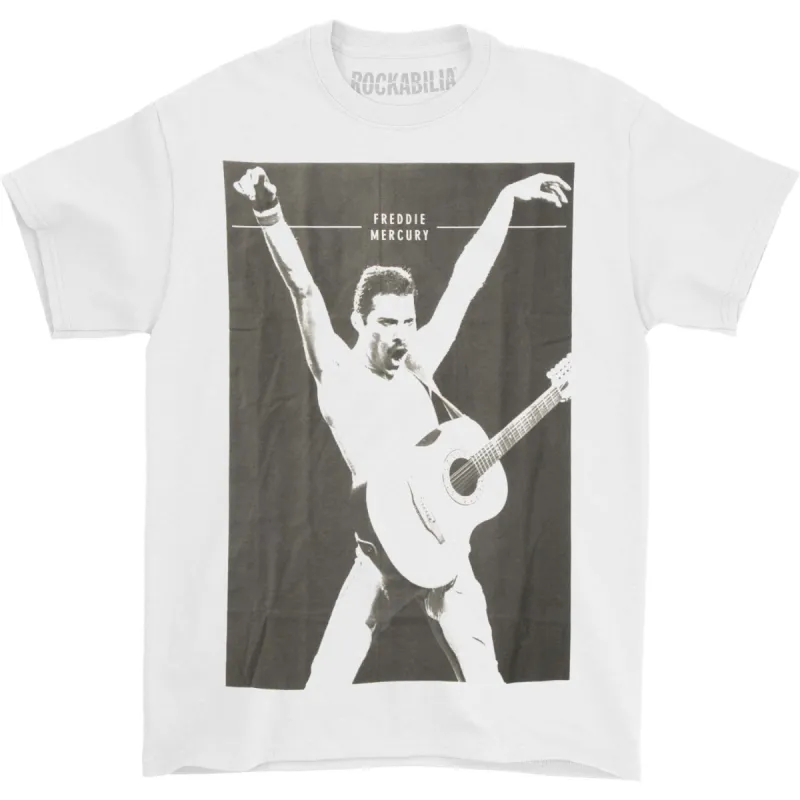 Freddie & Guitar Super Soft Tee T-shirt sold by Rockabilia