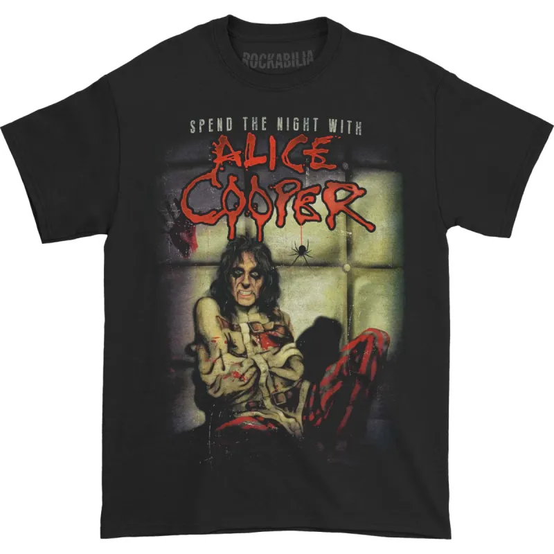Spend The Night With Alice Cooper T-shirt sold by Rockabilia