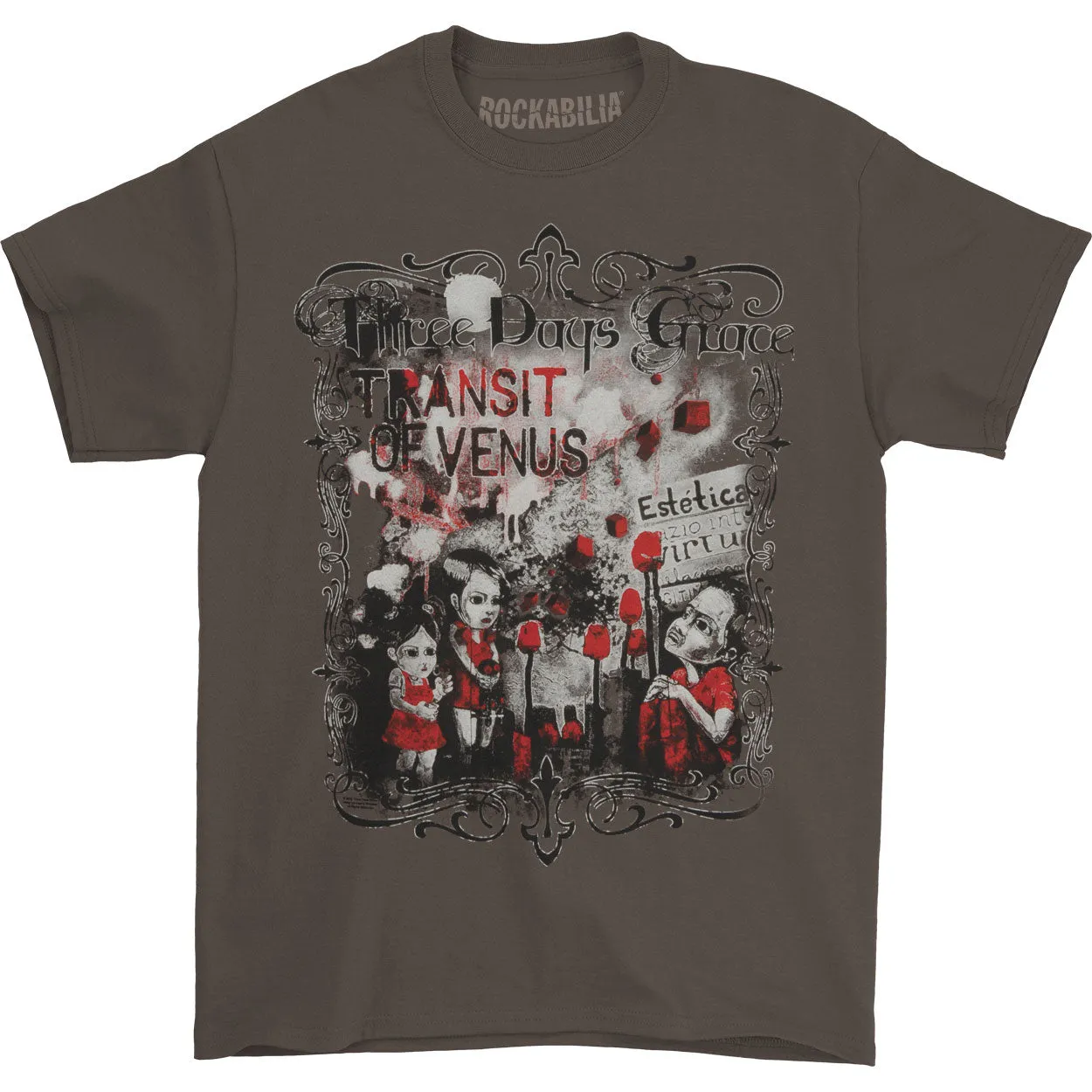 Collage T-shirt sold by Rockabilia