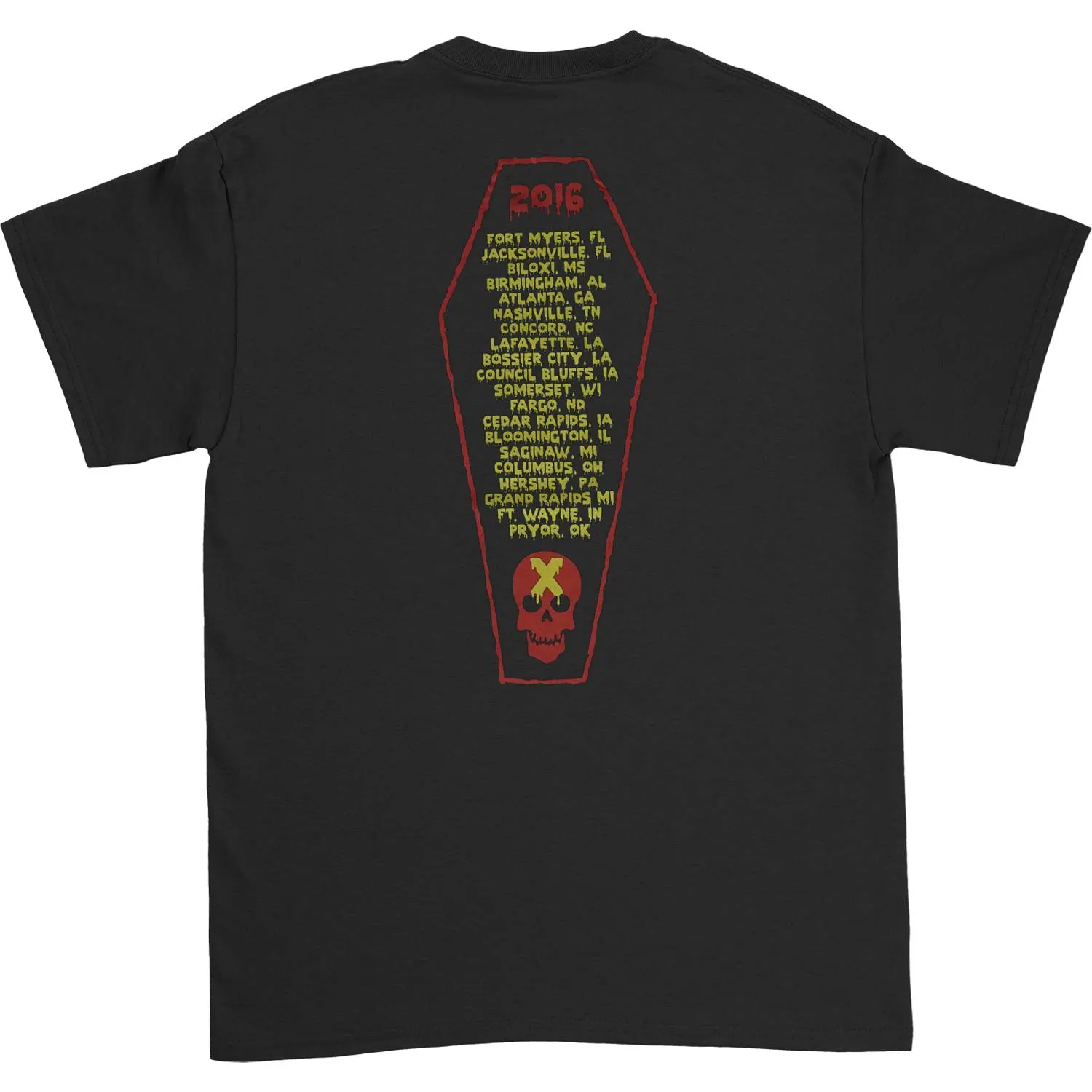 Parts 2016 Tour T-shirt sold by Rockabilia product image thumbnail 2