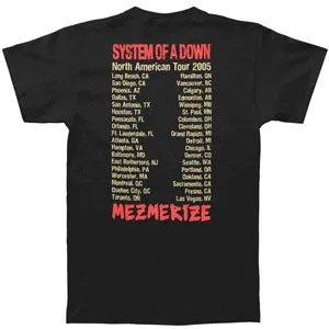 Mezmerize 2005 North America Tour T-shirt sold by Rockabilia product image thumbnail 2